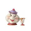 Image de Figurine la Belle et la Bête - Madame Samovar et Zip - Disney Traditions Jim Shore