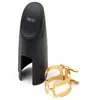Image de D'Addario - Rico Ligature H et COUVRE-bec Baryton Plaque Or - HBS2G Ligatures saxophone baryton