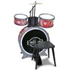 Image de Bontempi batterie junior 68 cm rouge/noir 8 pièces