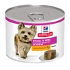 Image de 12x 200g de nourriture humide pour chiens Hill’s Science Plan Mature Small & Mini Mousse au poulet