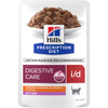 Image de 12x85g Hill's Prescription Diet i/d Digestive Care Kitten poulet en sauce Pâtée pour chaton