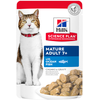 Image de 12x85g Hill's Science Plan Mature Adult 7+ poisson de l’océan Pâtée pour chat