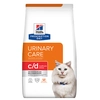 Image de 8kg c/d Multicare Stress Urinary Care poulet Hill's Prescription Diet croquettes pour chat + 12x85g Hill's Prescription Diet nourriture humide offerte