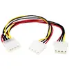 Image de StarTech.com LP4 to 2x LP4 Power Y Splitter Cable M/F - câble d'alimentation - 0.2 m