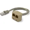 Image de StarTech Câble réseau (RJ45, RJ45 (2x)), Adaptateur réseau, Gris