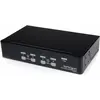 Image de StarTech Commutateur KVM VGA USB 4 ports avec hub - Commutateur KVM VGA professionnel, Commutateur KVM, Noir