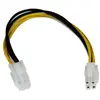 Image de Startech Extension D'alimentation Atx12v 4 Broches P4 Cpu 20 Cm