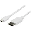 Image de StarTech USB Typ C   DisplayPort (1.80 m), Câble vidéo, Blanc