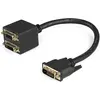 Image de StarTech DVI   2x DVI (0.30 m), Câble vidéo, Noir