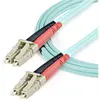 Image de StarTech 1m Aqua Fiber Patch Cable (1 m), Câble réseau
