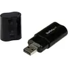 Image de StarTech Icusbaudiob (USB 2.0), Carte son, Noir