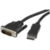 Image de StarTech 10 Ft DP To Dvi Cable (3 m), Câble vidéo, Noir