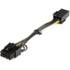 Image de StarTech Pcie 6pin - 8pin Power Adapter (15.50 cm), Câble interne (PC)