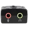Image de StarTech.com Carte son externe USB vers audio stéréo avec contrôle de volume - Adaptateur audio 7.1 virtuel - Carte son - stéreo - USB 2.0 - pour P/N: MU15MMS, MU6MMS