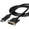 Image de StarTech Câble De 6ft Displayport à Dvi (1.80 m), Câble vidéo, Noir