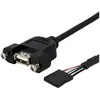 Image de StarTech USB A - En-tête de la carte mère (0.30 m), Câble d'interface