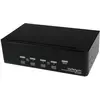 Image de StarTech .com Commutateur KVM USB 4 ports double DVI, Commutateur KVM, Noir