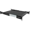 Image de StarTech 2u étagère Coulissante Pour Rack, Armoire serveur : accessoires, Noir
