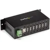 Image de StarTech Hub industriel durci Mountable 7 ports (USB-B, 7 ports), Station d’accueil + hub USB, Noir
