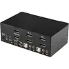 Image de StarTech Commutateur KVM USB à 2 ports à double affichage, Commutateur KVM, Noir
