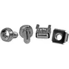 Image de StarTech M6 CAGE NUTS et SCREWS, Armoire serveur : accessoires, Argent