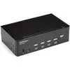Image de StarTech Commutateur KVM HDMI 4 ports - 4K 30 Hz - Extender KVM pour HDMI - Commutateur KVM HDMI, Commutateur KVM, Noir