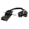 Image de StarTech.com Carte PCI Express avec 4 Ports DB-9 RS232 - Adaptateur PCIe Série - UART 16550 - 1x PCI Express Mâle - 4x RS232 DB-9 Mâle - Adaptateur série - PCIe - RS-232 x 4