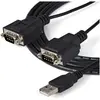 Image de StarTech Câble 2 Ports USB Vers Série (1.80 m, USB 2.0), Câble USB