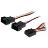 Image de StarTech.com Câble répartiteur en Y pour ventilateurs 4 broches de 31 cm - F/M - Répartiteur d'alimentation de ventilateur - MLI à 4 broches (F) pour MLI à 4 broches (M) - 31 cm - pour P/N: FAN1156PWM, FAN12025PWM, FAN8025PWM