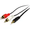 Image de Startech Câble Audio Stéréo De 3 Pieds. Vers Rca 5 Mm 1.8 M