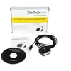 Image de StarTech.com Cable adaptateur FTDI USB vers serie RS232 1 port avec isolation optique - Adaptateur série - USB - RS-232 - noir