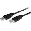 Image de StarTech Câble USB 2.0 A vers A de 1m - Câble de connexion USB mâle/mâle - Noir (1 m, USB 2.0), Câble USB