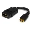 Image de StarTech HDMI (Typ A)   mini HDMI (Typ C) (0.13 m), Câble vidéo, Noir