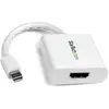 Image de StarTech Adaptateur Mdp Vers HDMI (HDMI, 17 cm), Adaptateur données + vidéo, Blanc