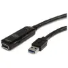 Image de StarTech 10 m de câble de rallonge USB 3.0 SuperSpeed actif - plug/socket (10 m, USB 3.2 Gen 1), Câble USB