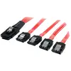 Image de StarTech SAS CABLE SFF-8087 TO 4X SATA (100 cm, SAS), Câble interne (PC)