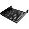 Image de StarTech 2u 16 étagère Pour Montage En Rack, Armoire serveur : accessoires, Noir