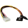 Image de StarTech 30 cm 4-Pin Molex vers SATA Câble d'alimentation Y - Molex vers Serial-ATA Splitter Y-Cable (30 cm, SATA), Câble interne (PC)