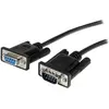 Image de StarTech 2m Noir Câble Série Db9 M/F (2 m, VGA), Câble d'interface