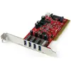 Image de StarTech 4 Port SuperSpeed USB 3.0 PCI Card, Contrôleur SATA