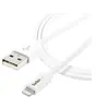 Image de StarTech.com Câble Apple® Lightning vers USB de 1 m pour iPhone, iPod, iPad - Cordon de synchronisation Lightning - Blanc - Câble Lightning - Lightning mâle pour USB mâle - 1 m - double blindage - blanc - pour P/N: KITBXAVHDPEU, KITBXAVHDPNA, KITBXAV