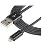 Image de StarTech.com Câble Apple® Lightning vers USB pour iPhone, iPod, iPad 2 m Noir - Câble iPhone 5 - Chargeur Synchronisation Lightning - 2m - Câble Lightning - Lightning mâle pour USB mâle - 2 m - double blindage - noir - pour P/N: ST4200MINI2, ST4200M