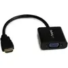Image de StarTech Adaptateur HDMI Vers VGA (VGA, 24.50 cm), Adaptateur données + vidéo, Noir