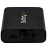 Image de StarTech.com Câble adaptateur HDMI vers VGA avec audio - Convertisseur vidéo HDMI vers HD15 - Mâle / Femelle - 1920x1080 - Noir - Adaptateur vidéo - HDMI mâle pour HD-15 (VGA), jack mini, Micro-USB de type B femelle - 25 cm - noir - support 1080p, ac