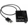 Image de StarTech Icusbaudio2d (USB), Carte son, Noir