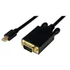 Image de StarTech.com Adaptateur Mini DisplayPort vers VGA - Câble Actif Vidéo Display Port Mâle vers VGA Mâle pour Apple Mac ou PC - Noir 3m - Convertisseur vidéo - VGA - DisplayPort - noir