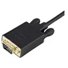 Image de StarTech.com DP/VGA - Adaptateur DP++/1.2 DP/VGA 91 cm PC/Vidéoprojecteur - Câble adaptateur - DisplayPort (M) verrouillé pour HD-15 (VGA) (M) - DisplayPort 1.2 - 1 m - actif, prise en charge de 2 048 x 1 280 à 60 Hz - noir