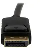 Image de StarTech Adaptateur DisplayPort  vers VGA - Câble Convertisseur Actif Vidéo Display Port Mâle / VGA Mâle 1080p 1920x1200 - Noir 1,8m - Câble DisplayPort - DisplayPort (M) pour HD-15 (VGA) (M) - 1.83 m - verrouillé - noir