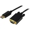 Image de StarTech Displayport   VGA (4.60 m), Câble vidéo, Noir
