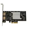 Image de Startech Carte Réseau PCIe x2 RJ45 - Adaptateur NIC Gigabit Ethernet - Adaptateur réseau - PCIe 2.1 x4 - Gigabit Ethernet x 2